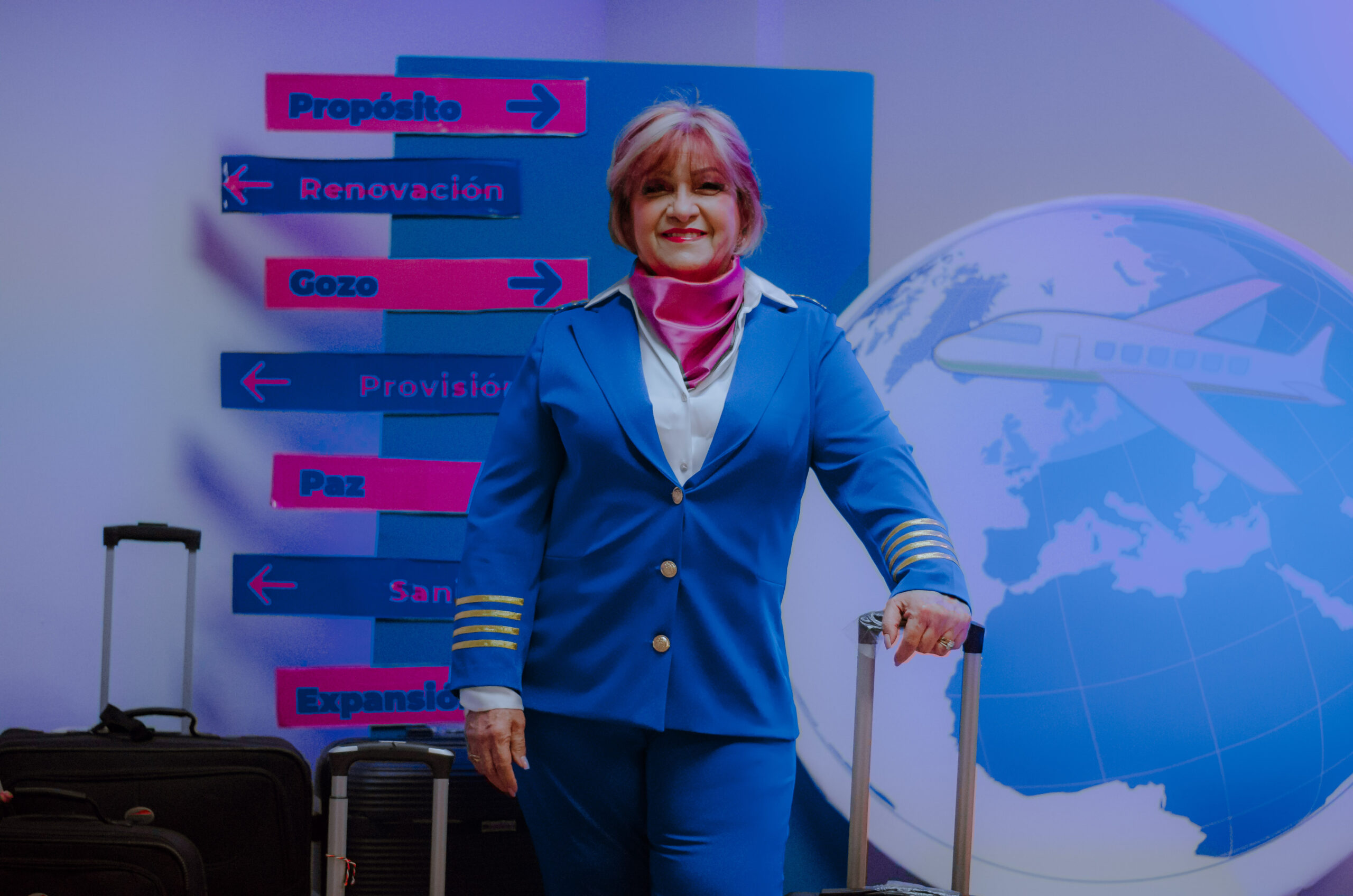 Pastora Gisela Bracho predicando